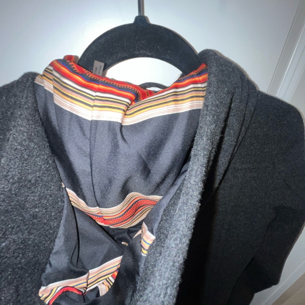 Pendleton Charcoal Ashwood Wool Hooded coat Women’s XS - Picture 6 of 7